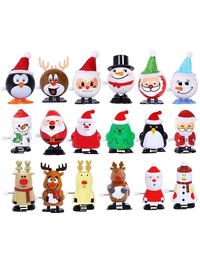 ماكس فن مجموعة من 18 قطعة من ألعاب حشو الجوارب المصنوعة يدويًا لحفلات الكريسماس وحشو أكياس الهدايا (الكريسماس) - Image 1