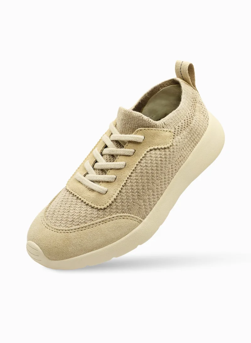 دوا زو لو حذاء رياضي كلاسيكي من جلد السويد