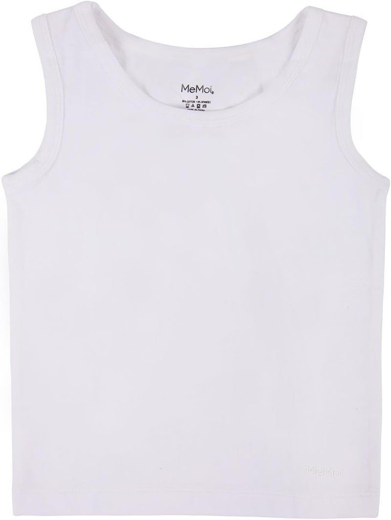 MeMoi Boy's Sleeveless Cotton Tank 3-Pack - Image 2