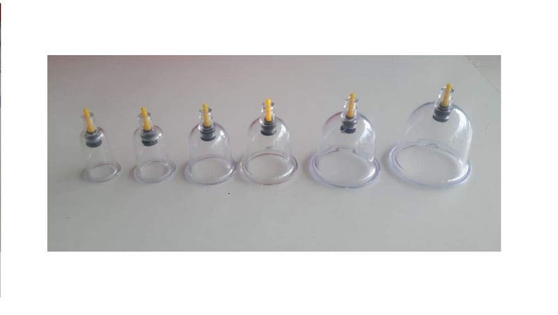 Hijama Plastic 24 Cups Set, Pack of 24 (Transparent) - Image 3
