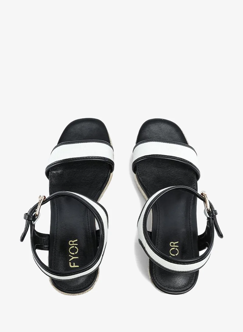 Fyor  Stylish Buckle Espadrille Wedge AJ 005 for Women | Best Price UAE
