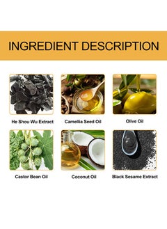 Jaysuing Black Soap Grey Coverage Bar Shampoo 50G, Hair Darkening Soap Bar With Botanical Herbal Extracts For Hair Growth And Dye-Free Solution To Gray Hair  - Image 2