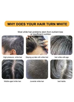 Jaysuing Black Soap Grey Coverage Bar Shampoo 50G, Hair Darkening Soap Bar With Botanical Herbal Extracts For Hair Growth And Dye-Free Solution To Gray Hair  - Image 4
