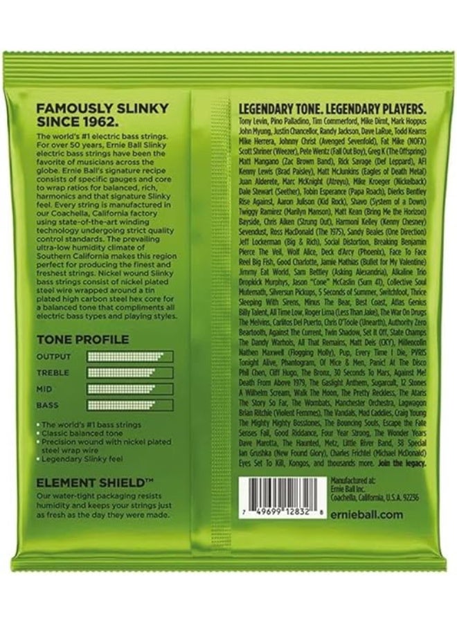 Ernie Ball Regular Slinky Nickel Wound Electric Bass Strings - 50-105 Gauge - Image 2
