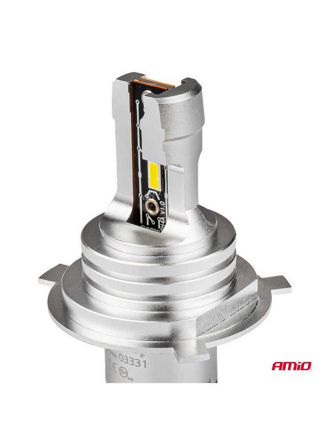 أميو مصابيح أمامية LED سلسلة H-mini نوع H4/H19 من AMiO - Image 2
