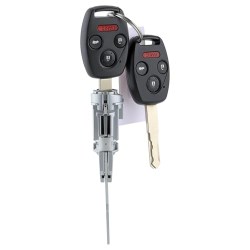 AUTOKAY Ignition Switch Door Trunk Lock Cylinder Set Fits for Honda Accord LX EX 2003-2007 - Image 3