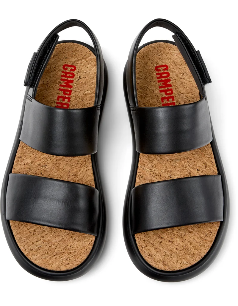 Camper Pelotas Flota, Women's Sandal, Black