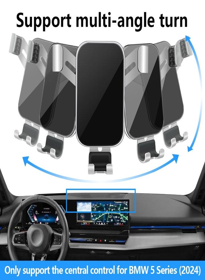 musttrue LUNQIN Car Phone Holder for BMW 5 Series 2024 2025 2026 530i 540i 550e and BMW i5 2024-2026 Auto Interior Accessories Best Cell Phones Mount Cellphone Mobile Cradle Navigation Charging Screen Stand - Image 5