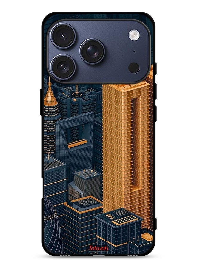 Tolwak Apple iPhone 17 Pro Protective Case Cover Buildings Art - Image 1