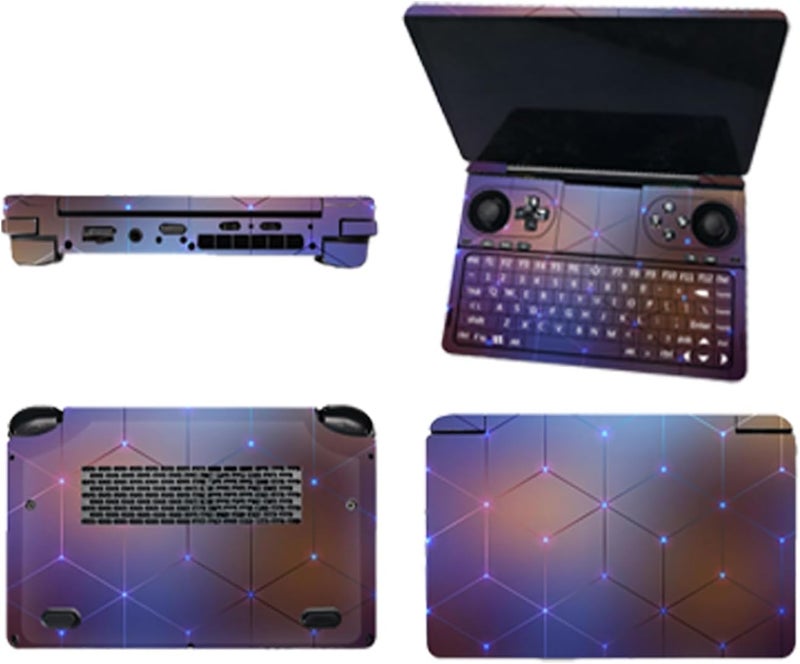 WUNIAK for GPD Win Mini 2025 Handheld Game Console Protective Film, Frosted Protective Film Sticker, Scratch-Resistant and wear-Resistant, can be Pasted Repeatedly, (Starry Sky) - Image 1