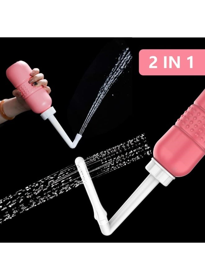 Rokis 2 in 1 Portable Bidet, 450ml Travel 15oz Handheld Personal Empty Bottle, Childbirth Cleaner for Women,Men,Baby,Personal Hygiene Outdoor,Camping,Travling,with waterproof storage bag - Image 3