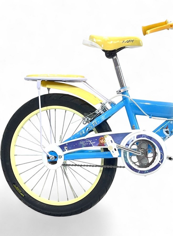 فلاش دراجة اطفال بناتي فيها اصوات وانوار من فلاش - لون اصفر - مقاس 20 من 8 سنوات ل12 سنوات - الوكيل الرسمية في مصر المنتج GTG TOYS - Image 5