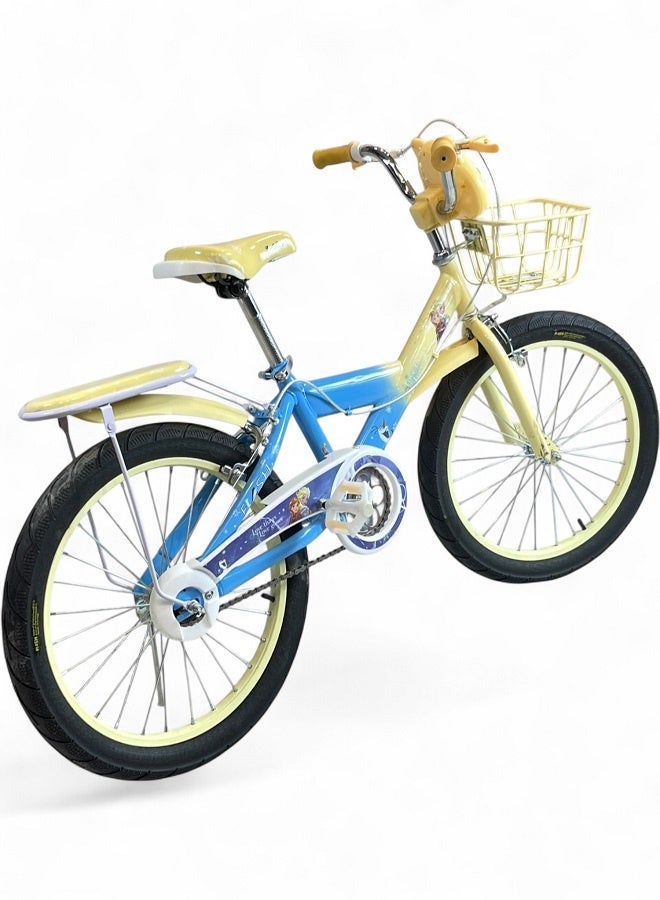 فلاش دراجة اطفال بناتي فيها اصوات وانوار من فلاش - لون اصفر - مقاس 20 من 8 سنوات ل12 سنوات - الوكيل الرسمية في مصر المنتج GTG TOYS - Image 2