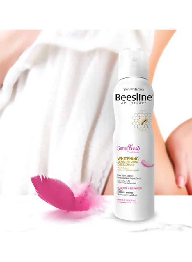 Beesline Sensifresh Whitening Deodorant Spray White/Pink/Black 150ml - Image 3