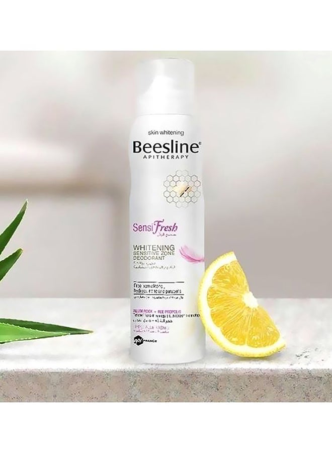 Beesline Sensifresh Whitening Deodorant Spray White/Pink/Black 150ml - Image 4