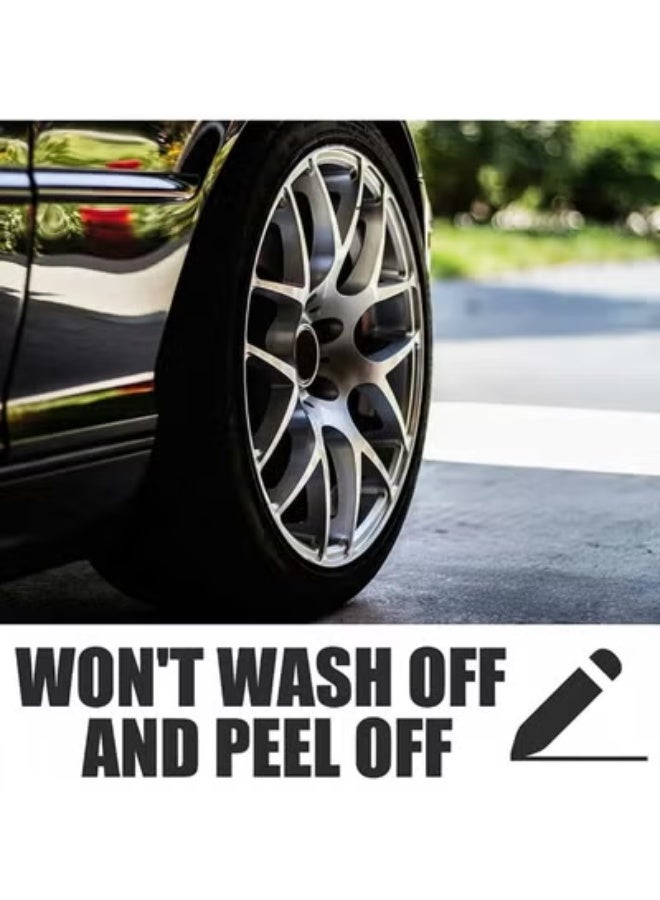 Alloy Wheel Repair Paint Pen, Black Scratch & Curb Rash Remover for Car Rims | Waterproof, Fast-Drying Touch-Up Pen for Metal Alloy Rims | DIY Car Rim Scratch Repair Kit - Image 3