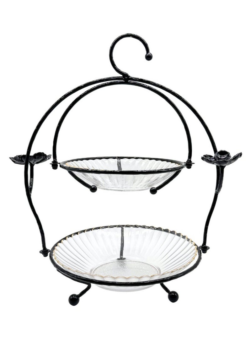 القناص شيالة حلاوة  قزاز  كرستال دورين | علي اطار ذهبي مقاسين وهيكل اسود لماع جودة عالية - Image 3