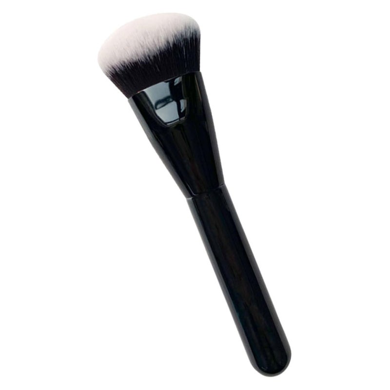 Soft Small Foundation Brush for Liquid Powder Dense Bristles Even Blending Easy Grip Compact Travel Daily Makeup Applicator - Image 1