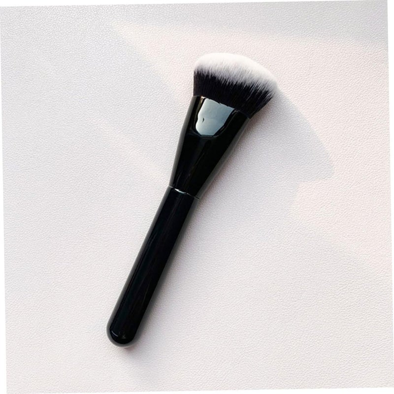 Soft Small Foundation Brush for Liquid Powder Dense Bristles Even Blending Easy Grip Compact Travel Daily Makeup Applicator - Image 4