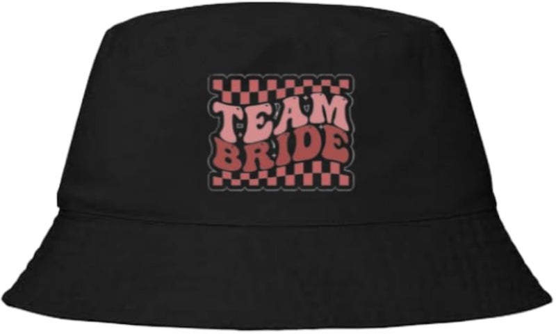 TEAM BRIDE Plain unisex baseball cap BLACK