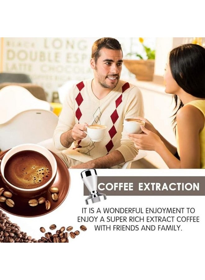 3D CREATIONS Stainless Steel Powder Pressing Coffee Tamper Coffee Bean Tool - 51 mm - Image 3