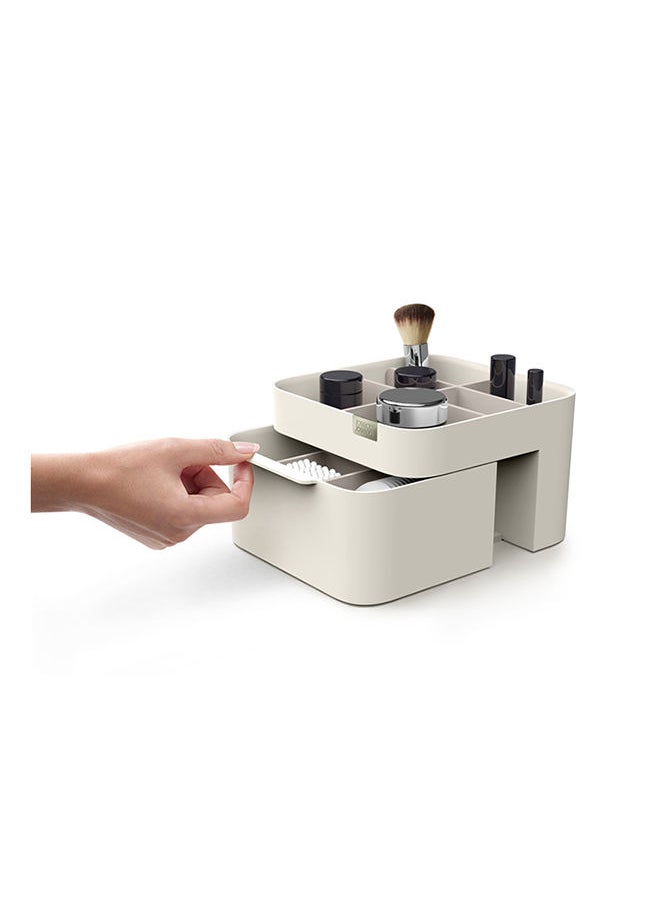 Joseph Joseph Viva Cosmetic Organiser With Drawer - Shell  - Image 4