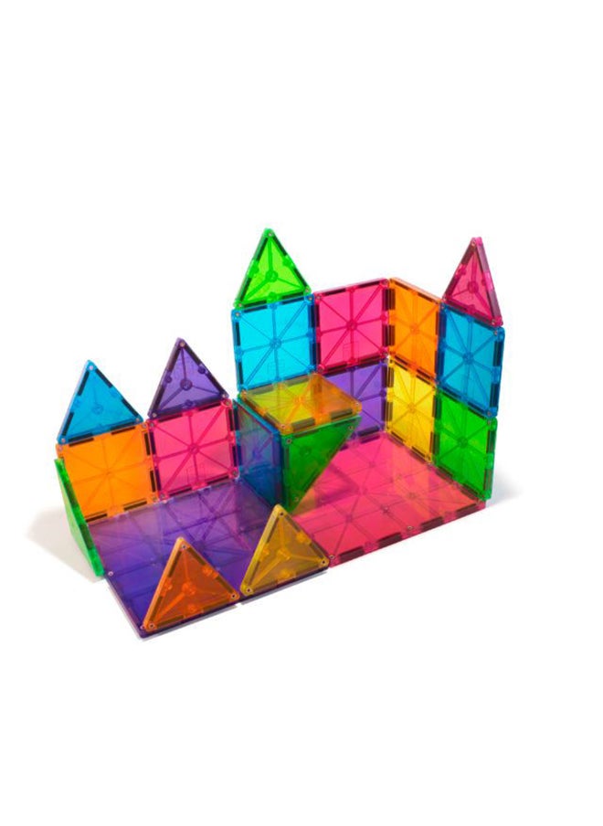 Clear Colors 32 Piece Magnetic Construction Set, Original 3d Magnetic Building Tiles, For Kids Ages 3+ - pzsku/Z8DC560041351AFB7B716Z/45/_/1722177783/957c5f04-1f8a-414a-865f-8fafe7f1086e