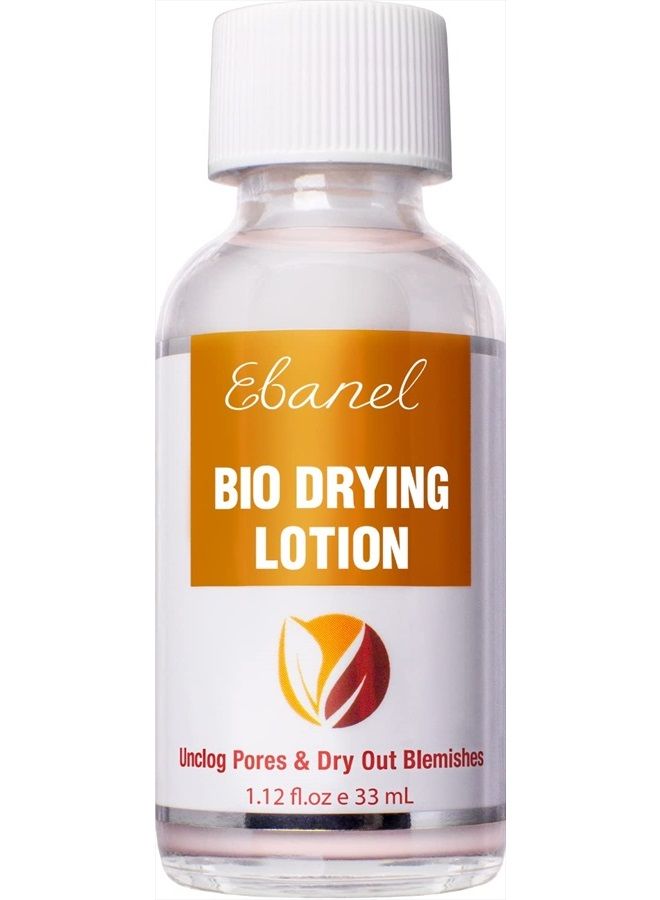 Ebanel Acne Drying Lotion, Overnight Salicylic Acid and Sulfur Cystic Acne Spot Treatment for Face and Body, Pimple Cream Spot Treatment, Dries Out Pimples, Cysts, Blemishes, Zits, and Clogged Pores  - Image 1