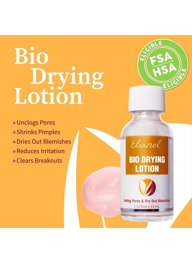 Ebanel Acne Drying Lotion, Overnight Salicylic Acid and Sulfur Cystic Acne Spot Treatment for Face and Body, Pimple Cream Spot Treatment, Dries Out Pimples, Cysts, Blemishes, Zits, and Clogged Pores  - Image 2