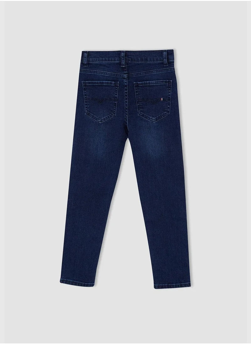 DeFacto Slim Fit Distressed Jean Trousers