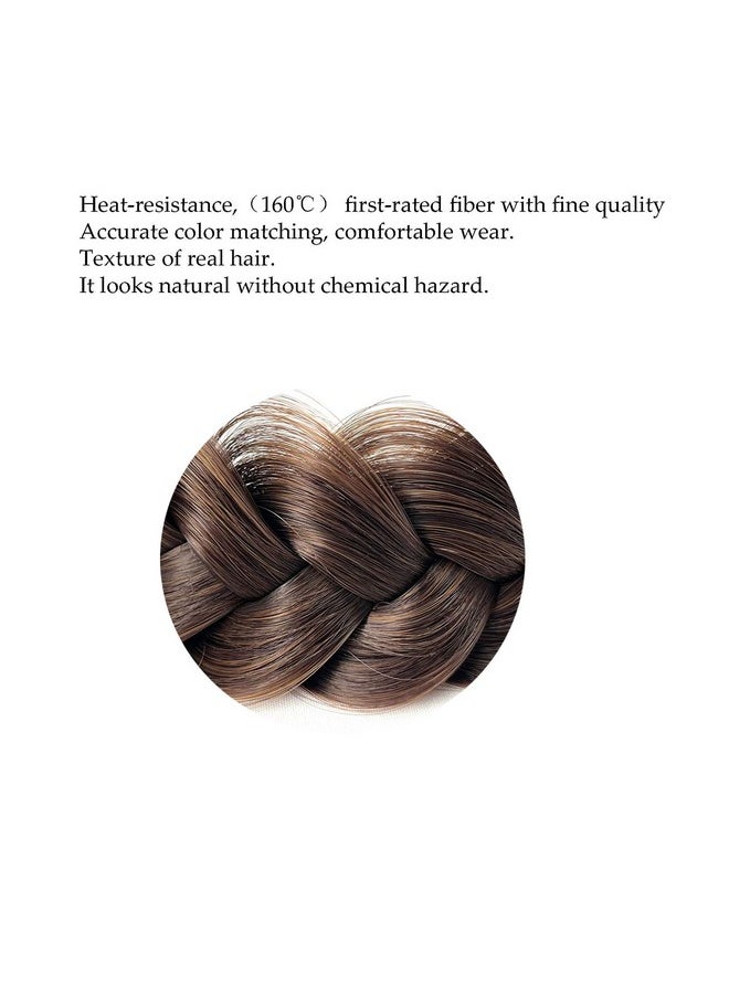 TOECWEGR - Oecwegr Synthetic Hair Braided Headband Classic Wide Strands Wedding Disorderly Fluffy Braids Wig Band Women Beauty Accessory - Image 1