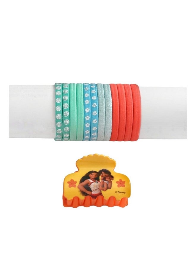 Yellow Bee Disney Hair Tie Set with Matching Clutcher - Red, Green & Blue, 13-Piece - Image 5