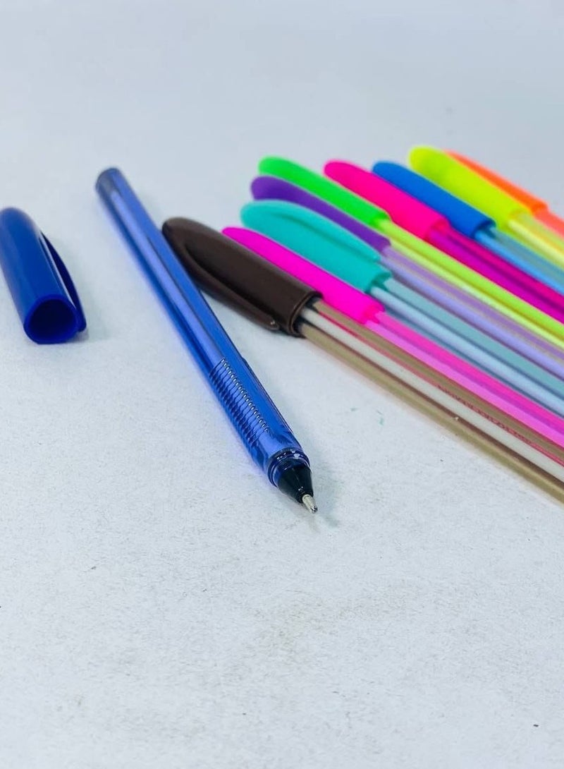 Generic Fluorescent pen set, pens in different colors, number of pens: 10 pens - Image 2