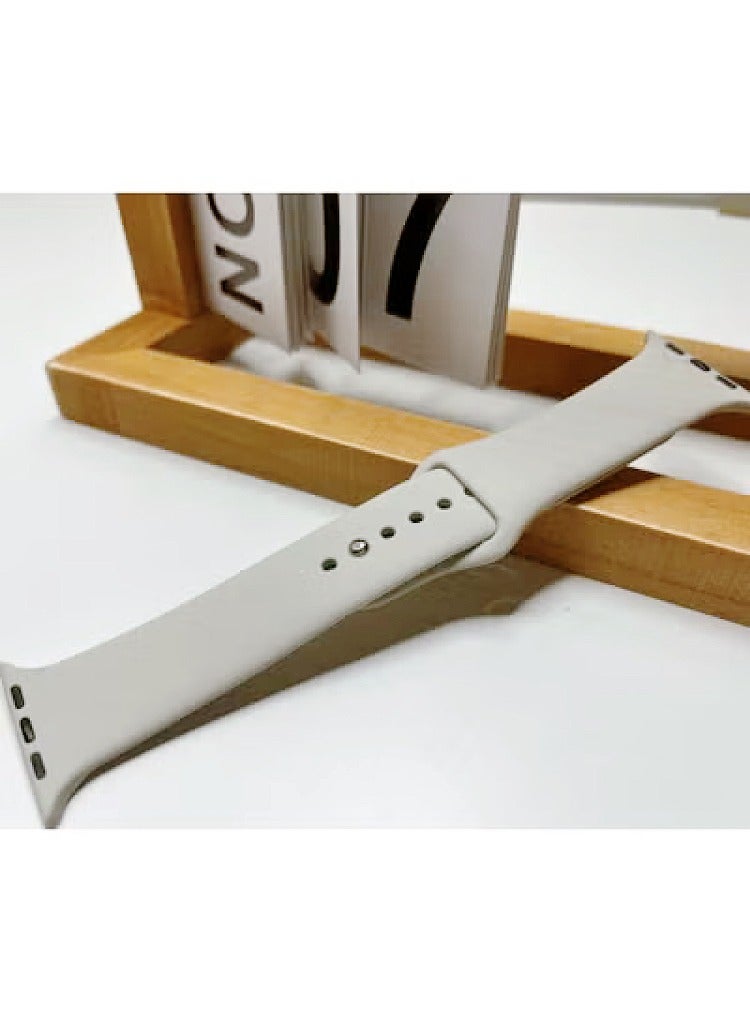 Apple Watch Band 38mm/40mm/41mm Silicone Sport Watch Strap Purple(Starlight) - Image 4