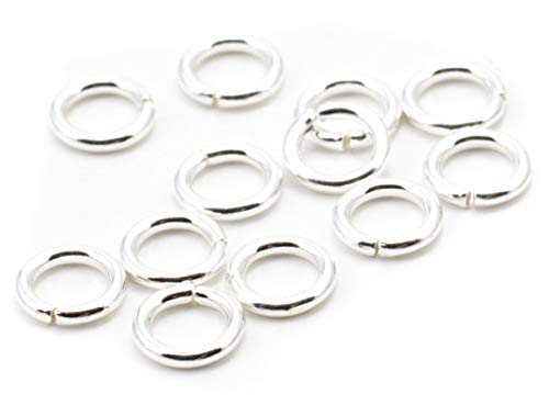 Cousin DIY 4mm Sterling Silver Open Jump Ring - 25pc - Image 1