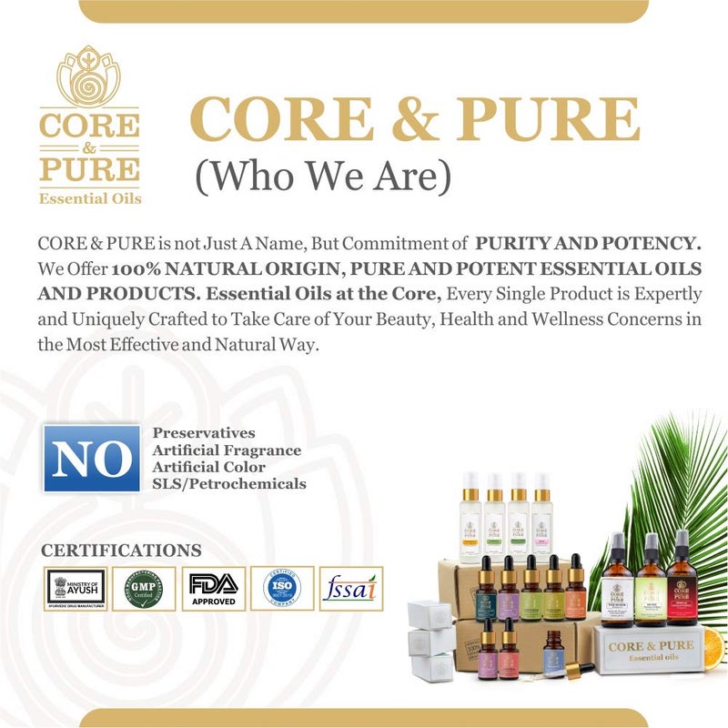 CORE & PURE CORE PURE GradeA Argan Oil Helps in Smooth Silky Shiny Hair Removes Fine Lines Puffiness and Nourishes Face and Skin Cold Pressed Oil Natural 50 ml - Image 5