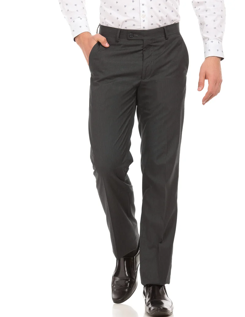 Solid Regular Fit Trousers
