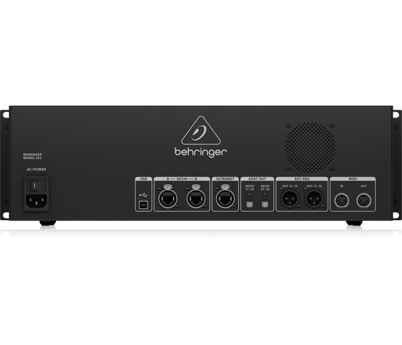 Behringer S32 32-Channel I/O Box with Midas Preamps, 16 Outputs & AES50 Networking - Klark Teknik SuperMAC - Image 3