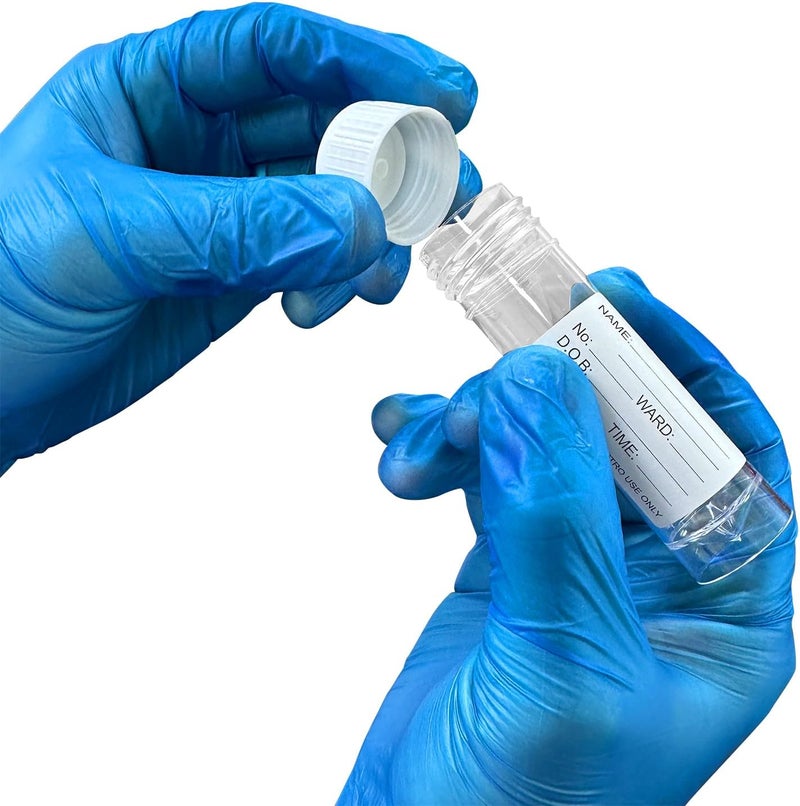RE-Gen 20x 30ml Transperant Plastic Specimen Sample Container Pots - Secure Screw Top Lids, Clear Identification Label Markers - Image 4