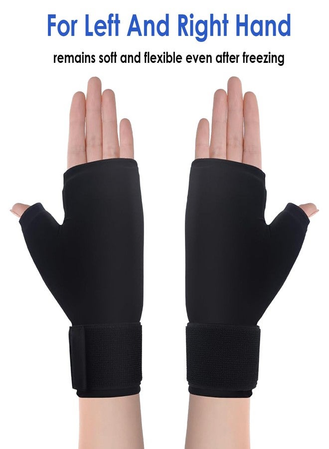 KARP (360°) Coverage Hot & Cold Therapy Hand Glove | Compression Support for Finger Joint Pain, Wrist Pain, Hand Inflammation & Swelling | Reusable Gel Hand Glove - Unisex | Ideal for home, office, gym, or travel (1Pack) - Image 5
