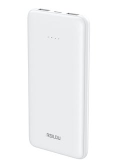 DN11 10000mAh Capacity Power Bank, 37W total max Dual-Port Fast Charging, Smart Identification, Compact and Portable, Advanced Safety, 2 USB-A ports out and 1 USC-C in, Advanced Safety Features
