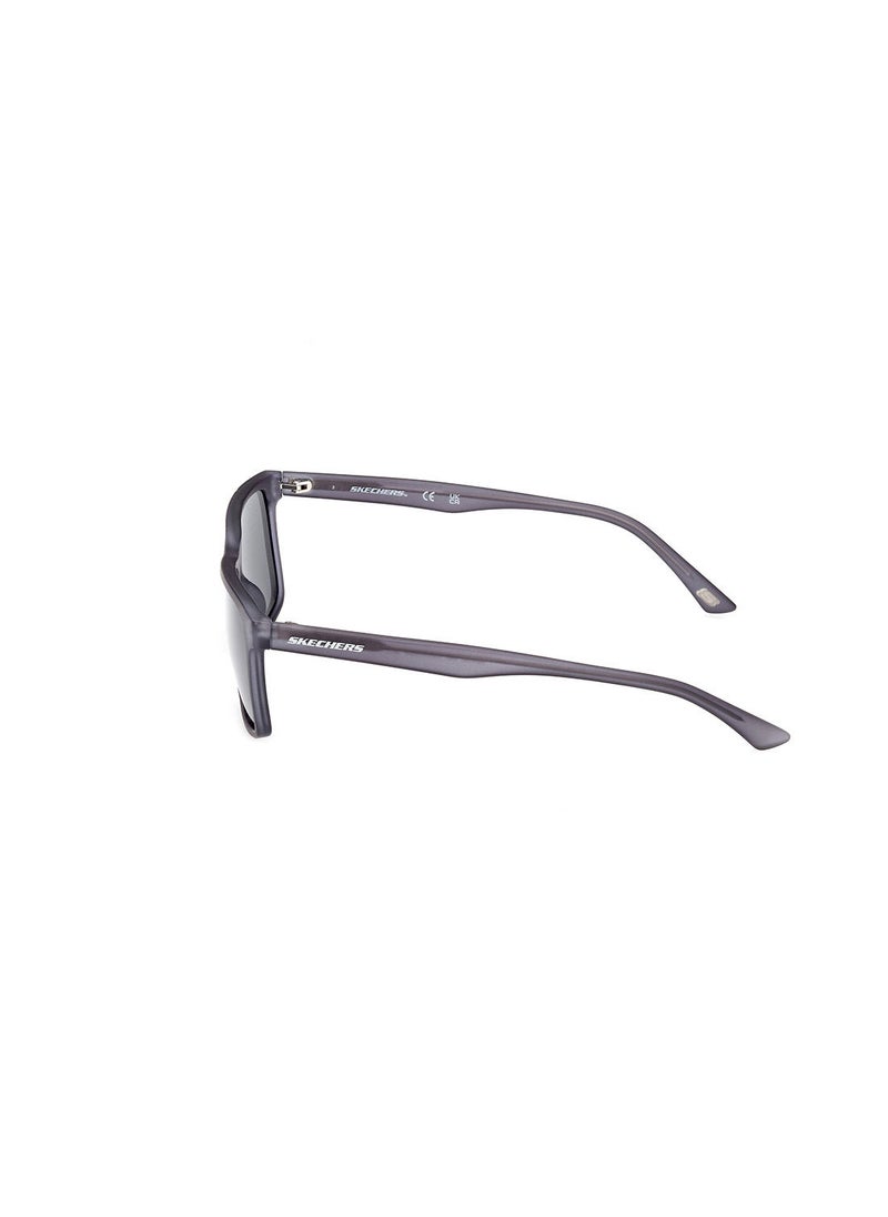 SKECHERS - Polarized Rectangular Sunglasses - Lens Size: 56 Mm - Image 1