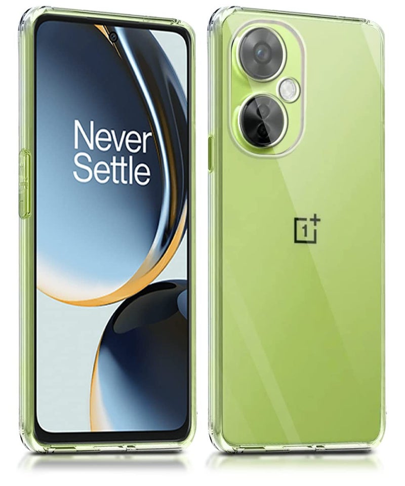 WOW IMAGINE Clear Back Cover Case for 1+ OnePlus Nord CE 3 Lite 5G | Shockproof Soft TPU Case | Cushioned Edges for Ultimate Protection Back Cover Case - Transparent - Image 2