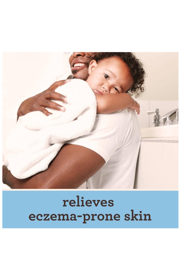 Aveeno Baby كريم AVEENO BABY المرطب لعلاج الإكزيما، دقيق الشوفان الغروي الطبيعي وفيتامين B5، يرطب ويخفف من جفاف البشرة وحكة الجلد وتهيجه، خالٍ من البارابين والستيرويد والعطور، 7.3 أونصة  - Image 3