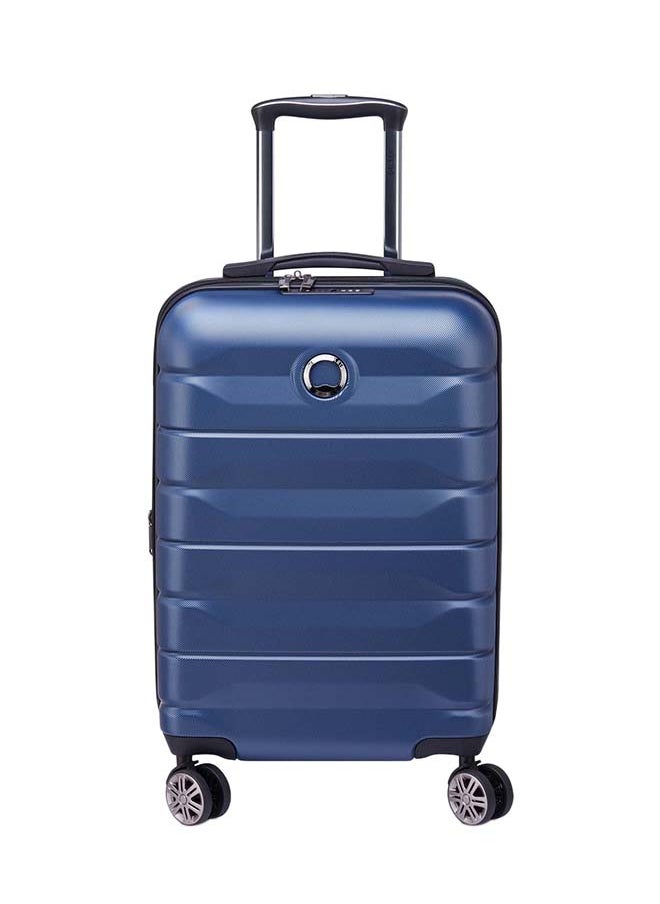 DELSEY Air Armour 4 Double Wheels Cabin Expadable Hard Trolley Case Size 55 CM / 22 Inch Blue  - Image 1