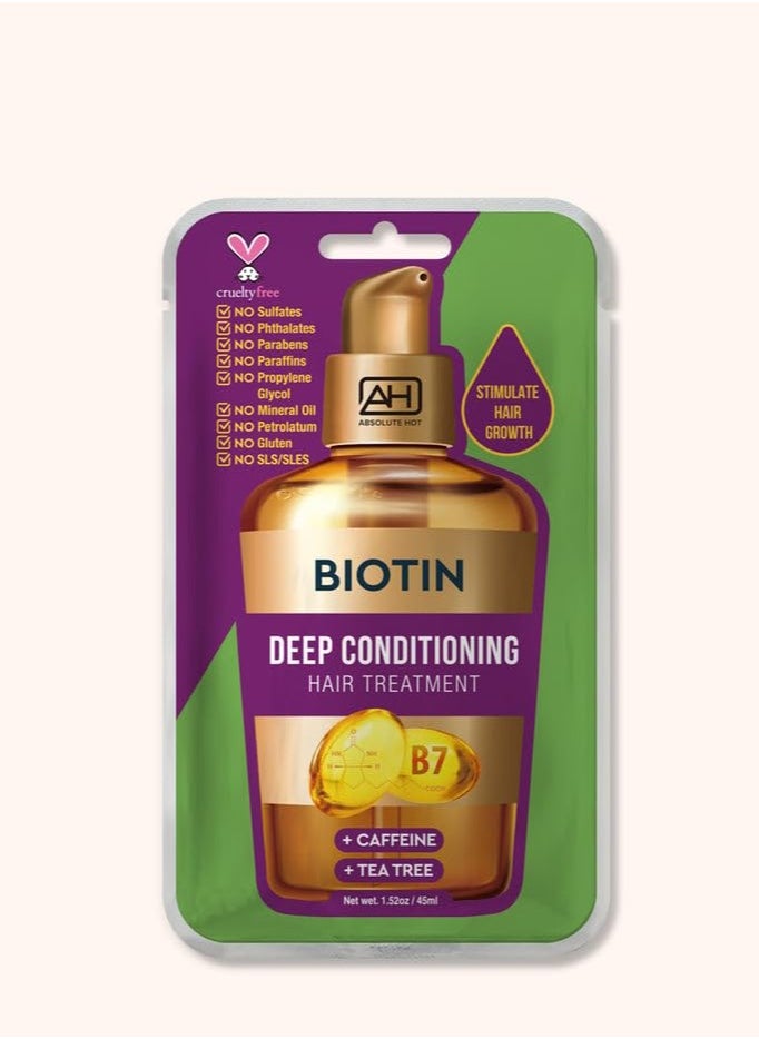 Absolute New York - Absolute New York Absolute Hot Biotin Deep Conditioning Hair Treatment, Women Cosmetic Accessories - Image 1