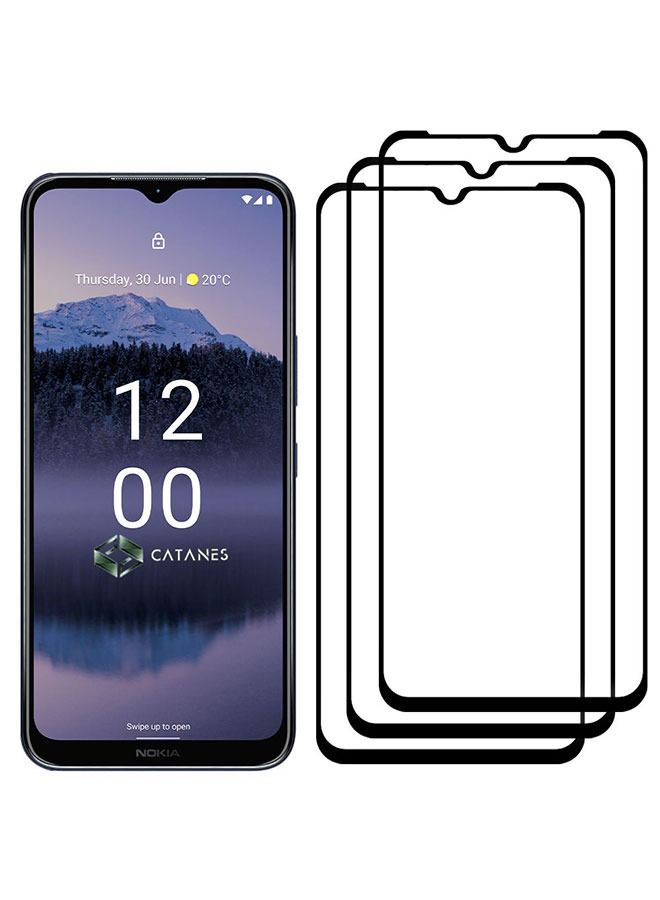 CATANES 3 Pack For Nokia G11 Plus Tempered Glass Screen Protector Full Glue Back - Image 3