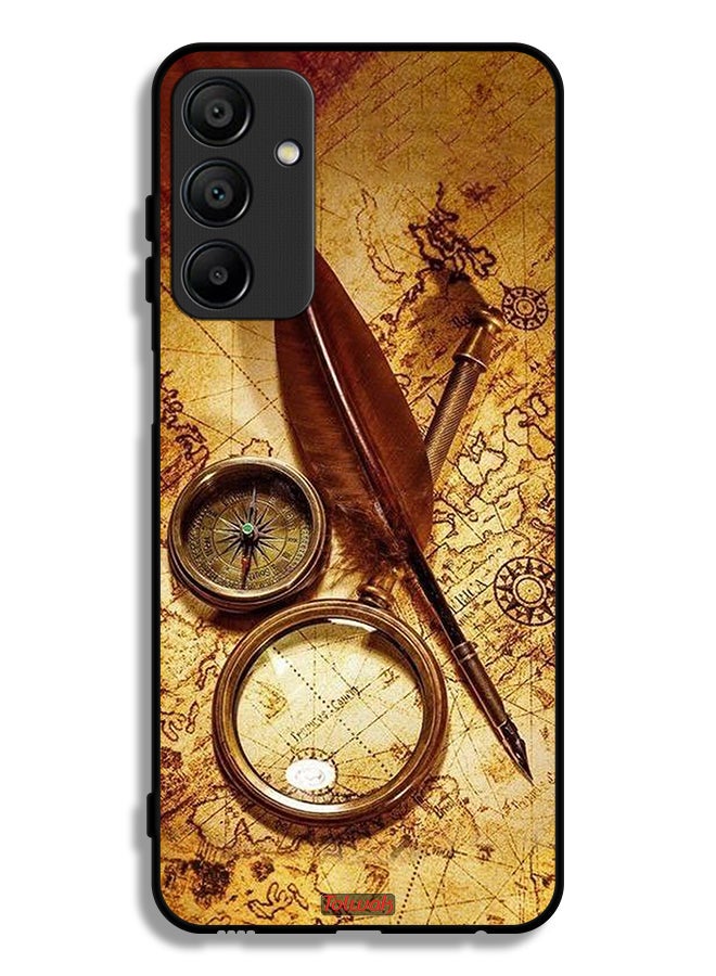 Tolwak Samsung Galaxy A15 4G Protective Case Cover Vintage Compass - Image 1