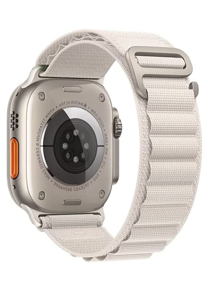 Nylon Compatible with Apple Watch Bands 42mm, Soft and Breathable Nylon G-hook Loop Buckle Watch Strap, Suitable for Apple watch Ultra Series 8