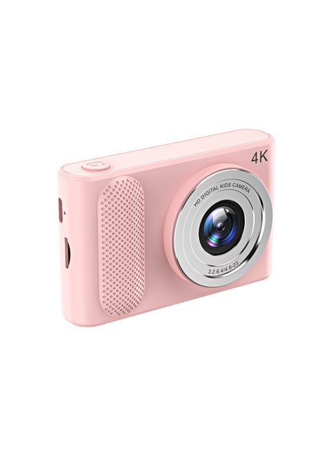Ccd Digital Camera Student Party Portable Small Mini High-definition Travel Entry-level Kidsren's Polaroid Camera-Body Color:Dudu Powder Color Box Packaging + Hand Strap + Data Cable + Manual